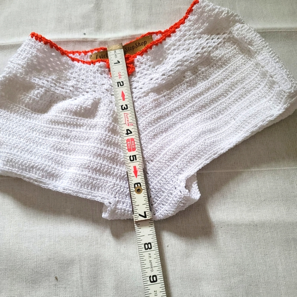 FOR CLOSET CLOSING ONLY. $5$FRESHLY MADE BY HAND/ CROCHET ./ Size XS - Picture 3 of 3